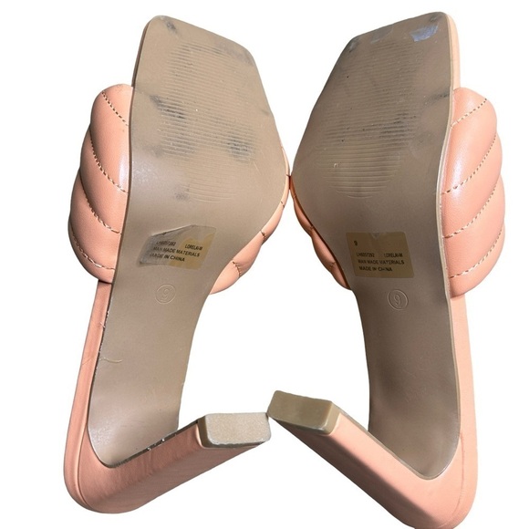 Cape Robbin heeled open toe slide size 9 - Picture 7 of 7